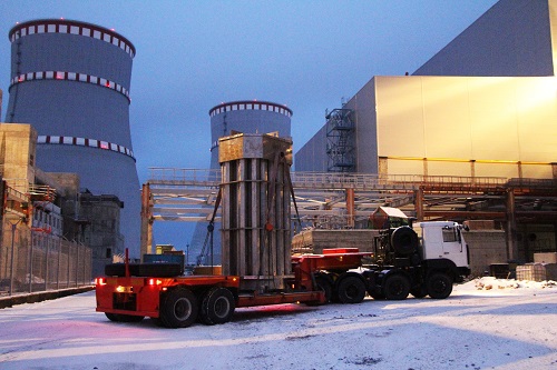 На Ленинградскую  АЭС-2 для  пускового блока №1 прибыла 1-ая партия ТВС со свежим ядерным топливом
