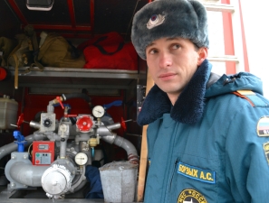 В пожарно-спасательной части по охране Нововоронежской АЭС испытали уникальный тренажер