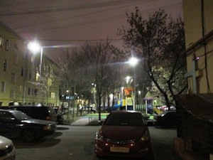 «Ленсвет» подключеил к электроснабжению новые установки наружного освещения в Московском районе