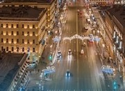 Невский проспект стал первой крупной магистралью Санкт-Петербурга, переведенной на светодиодное освещение