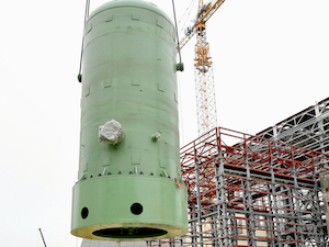 На Курской АЭС-2 смонтированы гидроемкости системы пассивной защиты реактора