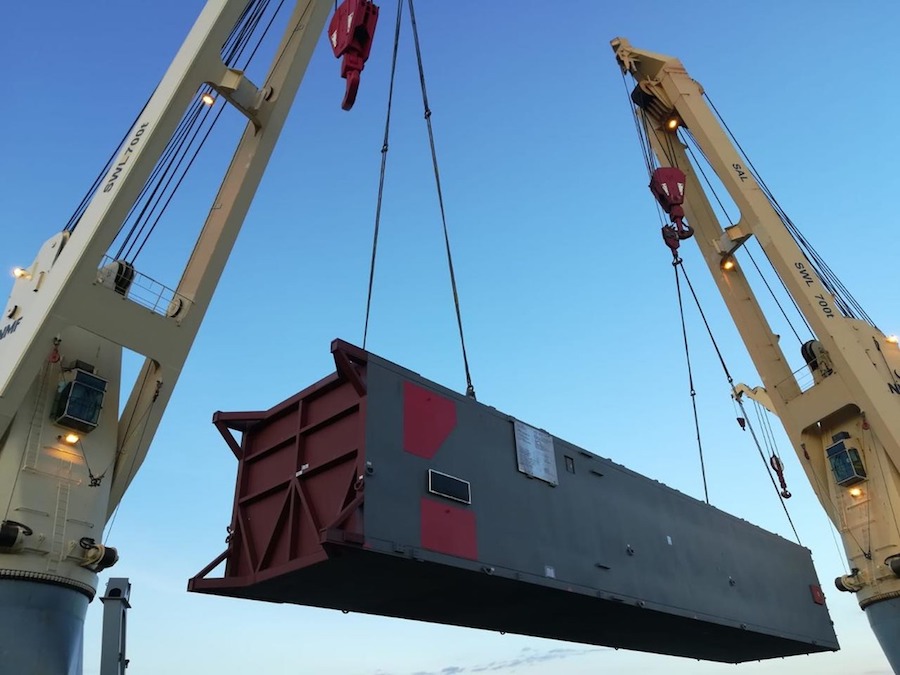 Крупнотоннажное оборудование для Амурского ГПЗ доставят из Германии по морям и рекам