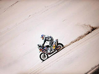 Марк Кома на финише девятого этапа 