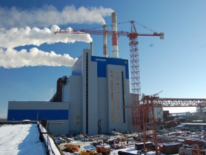 На стройплощадке Новочеркасской ГРЭС закрывают тепловой контур котельного отделения