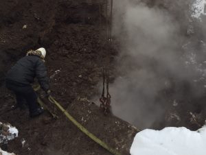 За новогодние каникулы «Удмуртские коммунальные системы» устранили 77 повреждений на теплосетях