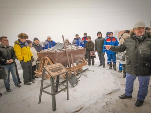 На Кондопожской ГЭС в день 90-летия станции открыли памятник гидростроителям