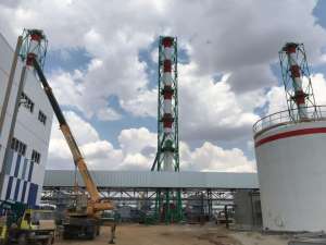 Подача газа на Сакскую ТЭЦ осуществляется по постоянной схеме газоснабжения