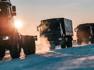 На Мессояхе открыли зимник с цифровым контролем