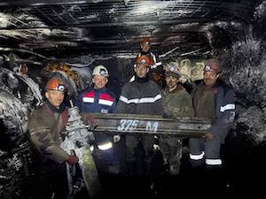 На шахте «Восточная Денисовская» перевыполнен месячный план по проходке