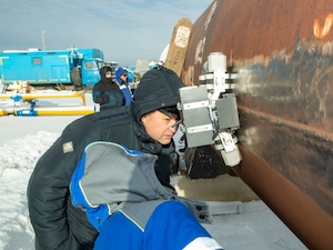 В «Газпром трансгаз Самара» испытали новый отечественный дефектоскоп