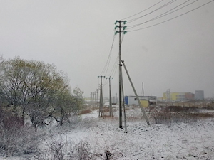 Циклон на Сахалине нарушил электроснабжение ряда населенных пунктов