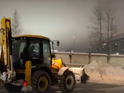 «МОЭК» использует тепло для утилизации снега на собственной снегоплавильной станции