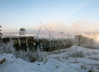 На Богучанской ГЭС возвели пять секций