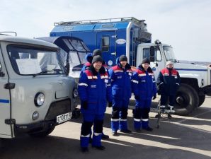 «Вологдаэнерго» построило ледозащитные сооружения вокруг опор ЛЭП в пойме реки Юг