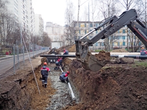 ГУП «ТЭК СПб» с опережением плановых сроков модернизирует теплосети в Калининском районе Петербурга