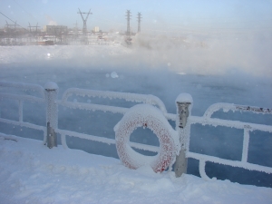 Аномальные холода не влияют на работоспособность Новосибирской ГЭС