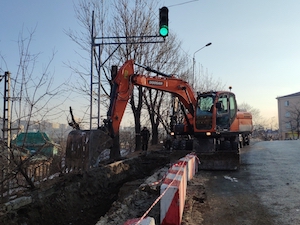 «ДРСК» подготовила первый километр трассы кабельной ЛЭП в Первомайском районе Владивостока