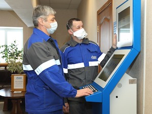 «Газпром добыча Ноябрьск» установил информационные киоски в структурных подразделениях