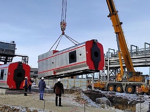 На Троицкой ГРЭС монтируют оборудование пуско-отопительной котельной