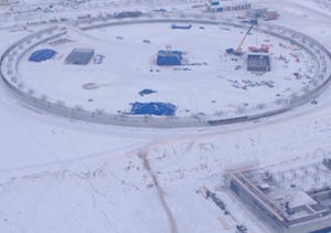 На стройплощадке Курской АЭС-2 забетонирован кольцевой фундамент градирни