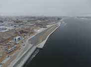 Правый берег Волги в Волгограде защищен от разрушения и размыва