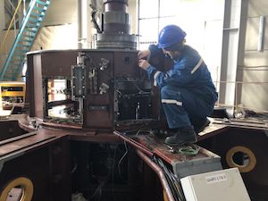 Аушигерская ГЭС вывела в капремонт гидроагрегат №3