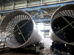 На стройплощадку Курской АЭС-2 доставлены внутрикорпусные устройства для реактора энергоблока №1