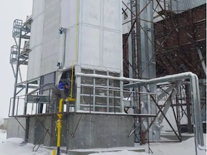 В Ульяновской области газифицирован зерносушильный комплекс в селе Абрамовка