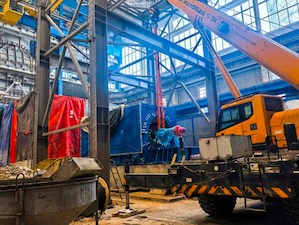 Южно-Якутская ТЭС переходит к этапу монтажа основного генерирующего оборудования