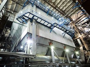 Новые электрофильтры Красноярской ТЭЦ-1 улавливают твердые частицы с эффективностью выше 99%