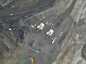 На Солнцевском угольном разрезе собрали экскаватор высотой с пятиэтажку и массой 800 тонн