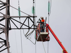«Санкт-Петербургские высоковольтные электрические сети» обновили ЛЭП в Ломоносове