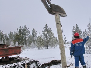 Беломорский РЭС-4 ремонтирует ЛЭП в труднодоступных местах Карелии