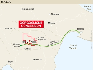 Француская Total продает японской Mitsui 25% в месторождении Tempa Rossa в Италии