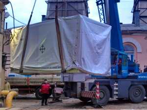 После заводских испытаний компрессорная станция для парогазовой установки ТЭЦ МЭИ доставлена на объект