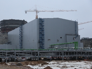 На стройплощадке ЛАЭС провели гидравлические испытания систем сепарации и промперегрева