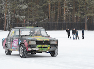 Белоярская АЭС провела в Заречном первенство по автогонкам на льду