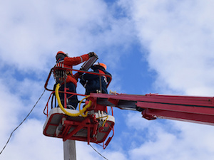 «Костромаэнерго» установило освещение для новой станции спасателей