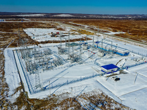 Индустриальный парк «Приморье» подключен к сетям постоянного электроснабжения от подстанции 220 кВ «Промпарк»