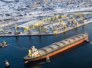 Мурманский морской торговый порт снизит выбросы вредных веществ в атмосферу
