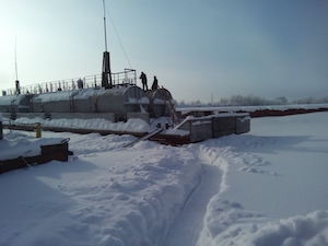 Запасы воды в снежном покрове в Обском бассейне меньше прошлогодних на 6-10%