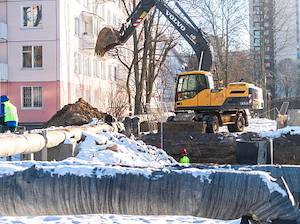 «ТЭК СПб» обновляет 5,555 км теплосетей в Калининском районе Санкт-Петербурга