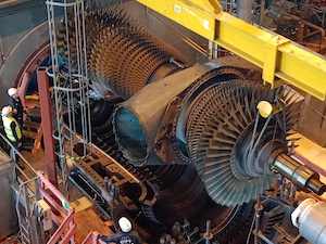 На Северо-Западной ТЭЦ завершена главная инспекция газовой турбины