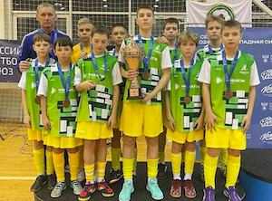 Южноуральские школьники стали победителями турнира по мини-футболу