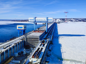 Саратовская ГЭС готовится к безаварийному пропуску весеннего половодь