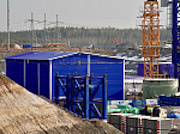 На стройплощадке Ленинградской АЭС-2 началась сборка сухой защиты энергоблока №3