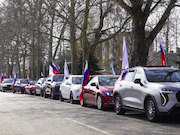 «Черномортранснефть» организовала в Тихорецке автопробег в честь воссоединения Крыма с Россией