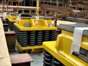 На ЛАЭС-2 смонтировали 84 виброизолятора для фундамента турбоагрегата