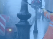 «Ленсвет» устроило душевые процедуры опорам освещения