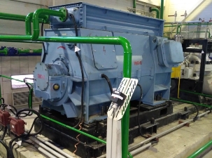 Красноярская теплотранспортная компания установила на насосной в Ленинском районе новый мощный агрегат